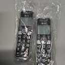 AT&T BL102-2 DECT 6.0 2-Handset Cordless Phone for Home with Answering Machine, Call Blocking, Caller ID Announcer, Audio Assist, Intercom, and Unsurpassed Range, Silver/Black