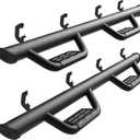 Tyger Auto Tyger Access Running Boards Compatible with 2019-2026 Chevy Silverado GMC Sierra 1500; 2020-2026 2500 3500HD | Crew Cab | TG-AS2C24001 | Textured Black Drop Step Rail