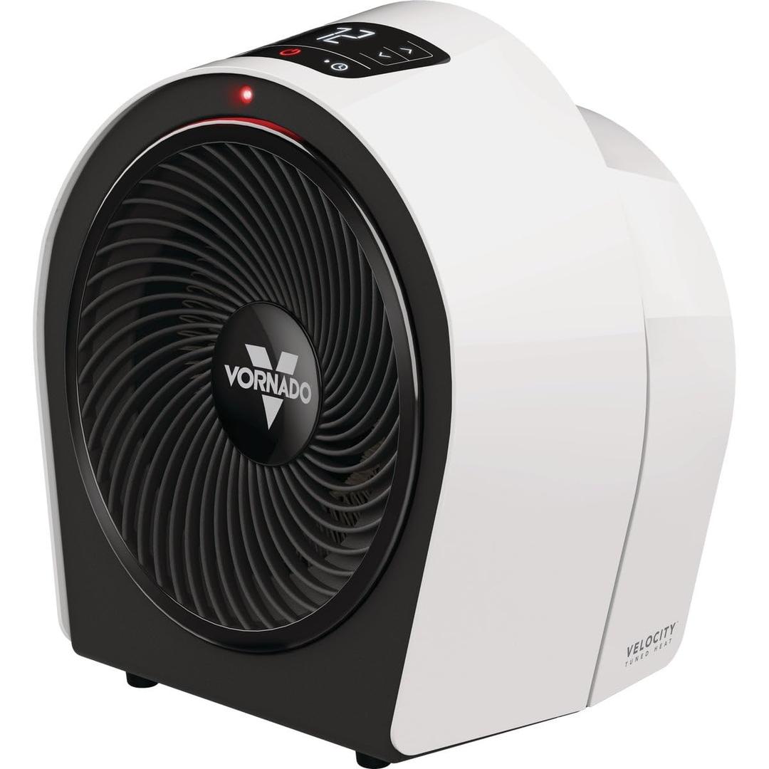 Vornado Velocity 3R 1500-Watt 5118 BTU Electric Whole Room Fan Space Heater with Timer in White EH1-0160-43