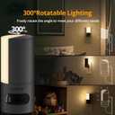 Lyridz Plug-in LED Rotatable Night Light with Motion Sensor, Dimmable Backlit Nightlight with 1-150lm Adjustable Brightness for Bathroom, Bedroom, Hallway, Stairs, 2 Pack
