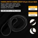 Dryer Roller Repair Kit For LG Kenmore Dryers 4581EL2002C Dryer Drum Roller 4581EL2002L,4581el3001e, 4400EL2001A Dryer Belt Upgraded 4561EL3002A Dryer Idler Pulley Ball bearing By WFRWFR