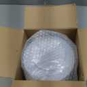 U-QE 100 Pieces White Plastic Plates - 6 Inch White Disposable Plates - Washable & Reusable - Premium Hard Dessert Plates - Party Supplies for Birthdays, Celebrations, Travel, Wedding,Party and Events