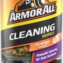 Armor All Car Interior Cleaner Wipes , Car Cleaning Wipes with Orange Cleans Dirt and Dust in Cars, Trucks and Motorcycles, 25 Count
