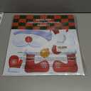 2 x Refrigerator Magnets Christmas Decorations Santa: 18PCS Gingerbread Tree Magnets for Kid (Non-reflective)