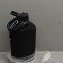 One Gallon Water Bottle Insulated, Triple Walled Vacuum Stainless Steel (Cold for 48 Hrs), Leak Proof & Non-BPA, Large Water Flask Jug with Paracord Handle & Straw Spout Lids (128 Ounces, Indigo/Black)