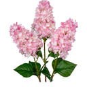 3PCS Fake Flowers Hydrangea Artificial Flowers 28" Long Stem Pink Faux Flowers for Vase, Real Touch Silk Flowers Décor for Floral Arrangement Home Farmhouse Office Hotel Decoration