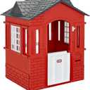 Little Tikes Cape Cottage Playhouse with Working Door, Windows, and Shutters - Red| For Kids 2-6 Years Old