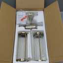 Modern Vanity Light Fixture, Brushed Bronze Wall Sconce with Glass Rod Shades, 2-Light Bathroom Mirror Lighting for Bronze Bathroom Light Fixture & Makeup Application (Bulbs Not Included) (19.69 inch)