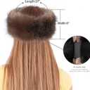 Dikoaina Womens Faux Fur Headband Winter Earwarmer Earmuff Ski