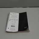 Basics 5 Subject College Ruled Spiral Notebook, Poly Cover, 200 Sheets, 9" x 11", Black, Pack of 1 