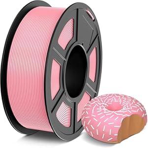 TECBEARS PETG Filament 1.75mm 1KG, 3D Printer Filament PETG, Strong Toughness, 1KG(330M) Filament High Precision, Dimensional Accuracy ±0.02mm, Sakura Pink