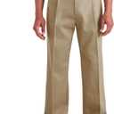 Relaxed Fit Signature Iron Free Khaki with Stain Defender Pants - Pleated (38W x 32L, New British Khaki)