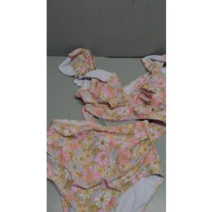 Floral Swimwear for Women, Pink (Small)