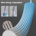Sponge Mop,Masthome Roller Sponge Mop,Easy Self Squeeze Mop and Stainless Steel Handle,PVA Mops with 3 Absorbent Mop Refills for Home Use Tile Floor Bathroom Cleaning