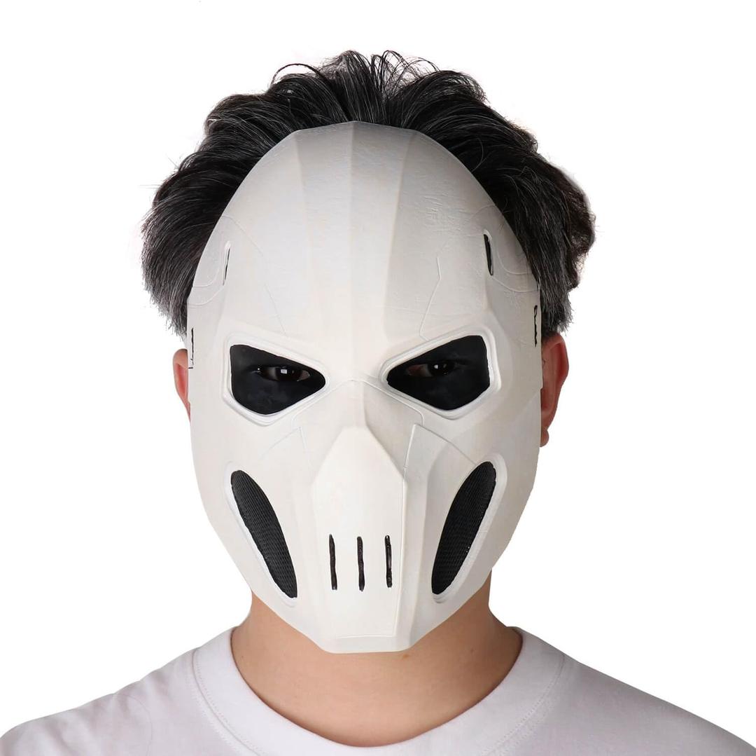 Halloween Taskmaster Mask,Realistic Cosplay Latex Masks for Men Women,Hero Movie Cosplay Costume Mask