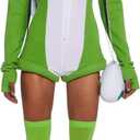 Dolls Kill Dino Pal Costume - Yoshi Inspired Video Game Outfit by Trickz N' Treatz (Medium)