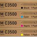 Remanufactured IM C3500 C3000 842251 842252 842253 842254 Toner Cartridge Replacement for Ricoh IM C3000 IM C3500 Savin Lanier IMC3000 IMC3500 Printer (1BK/1C/1Y/1M)