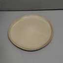 AmorArc Dinnerware Set, 12 Pieces Ceramic Plates and Bowls Sets, Stoneware Plates Set Handpainted, Dishwasher & Microwave Safe Dishes (Speckled Beige, Service for 4)