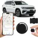 Mini Portable GPS Tracker for Vehicles, Global Tracking, Undetectable GPS Car Tracker, No Monthly Fee/No SIM Card, Tracker Device for Kids, Dogs, Cars, Elderly, Compatible with iOS & Android