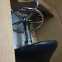 Ergonomic Saddle Stool Adjustable Pneumatic Swivel Rolling Saddle Seat Stool with Wheels for Medical Hygienic SPA Massage Salon Home and Office 506 Haku (Black)