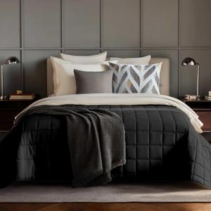 HomeSmart King Size Weighted Blanket 30lbs, Soft Breathable Fabric, Oversized XL Heavy Blanket for Adults, Grey