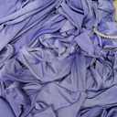 150 Pack Spandex Stretch Chair Sashes Bows, Elastic Stretch Chair Cover Bands Ties with Buckle Slider for Wedding Party Ceremony Reception Event Banquet Decoration (Purple)