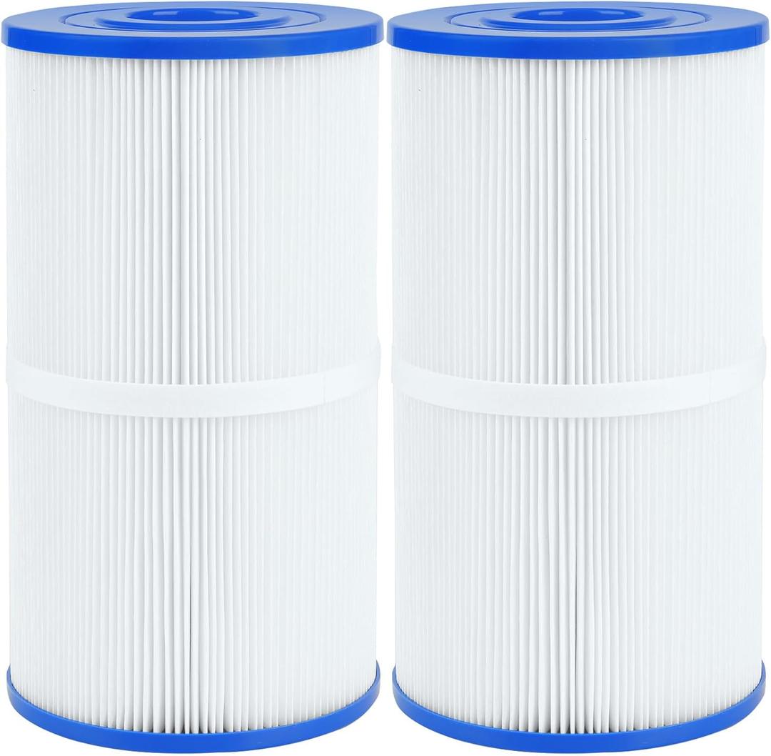 SUNRRA PWK30 Hot Tub Filters Replacement for Watkins 31489, Unicel C-6430, Pleatco PWK30, Filbur FC-3915, 73178, 73250, 71825, P/N0969601, Durable Hot Springs Spa Filter, 30 sq. ft, 2 Pack