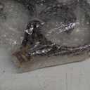 2 Pack Plant Stands Indoor Outdoor, Metal Flower Pot Holder 22.5 inch Tall, Heavy Duty Pedestal Plants Stand for Patio Garden Porch Corner Balcony, Brown