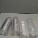 100 Pack 9 oz Clear Plastic Cups with Strawless-Sip-Lids, Disposable Cups Plastic Iced Coffee Cups, To Go Cups with Sip Through Lids for Smoothie, Milkshake, Cold Drinks for Party, Wedding, Event