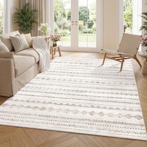 Garvee Washable Rugs 5x7 Non Slip Soft Low-Pile Stain Resistant Home Decor