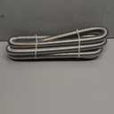 1 inch Stainless Steel Exhaust Hose, 118.1" Flexible Exhaust Pipe,Diesel Heater Flexible Exhaust Tubing with 2 Hose Clamps Generator Exhaust Hose Parking Air Heater Fuel Tank Diesel Gas