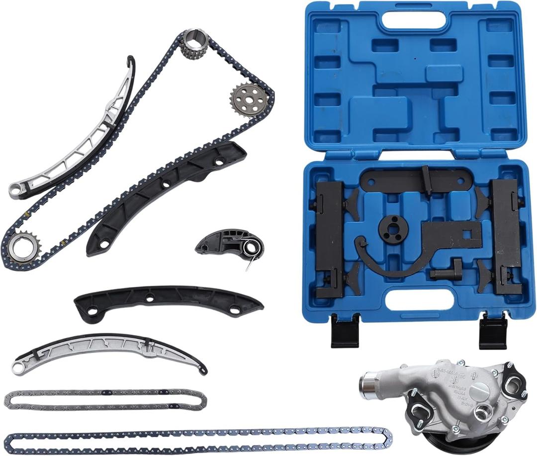 Engine Timing Chain Kit for Land Rover Discovery LR4 Range Rover 2015-2016 for Jaguar XJ XF 2013-2020 5.0L AJ133 Timing Chain No.LR012110/LR087162