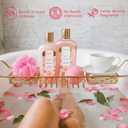 Spa Luxetique Gift Set For Women, Bath Sets for Women Gift, 8 Pcs Rose Spa Basket Includes Bubble Bath, Shower Gel, Body Lotion, Mom Birthday Gifts, Mothers Day Gifts for Her