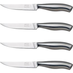 Chicago Cutlery Insignia Steel 4-Piece Steak Knives, 4.5" Stainless Steel Blades for Effortless Cutting, For Home Kitchen and Professional Use