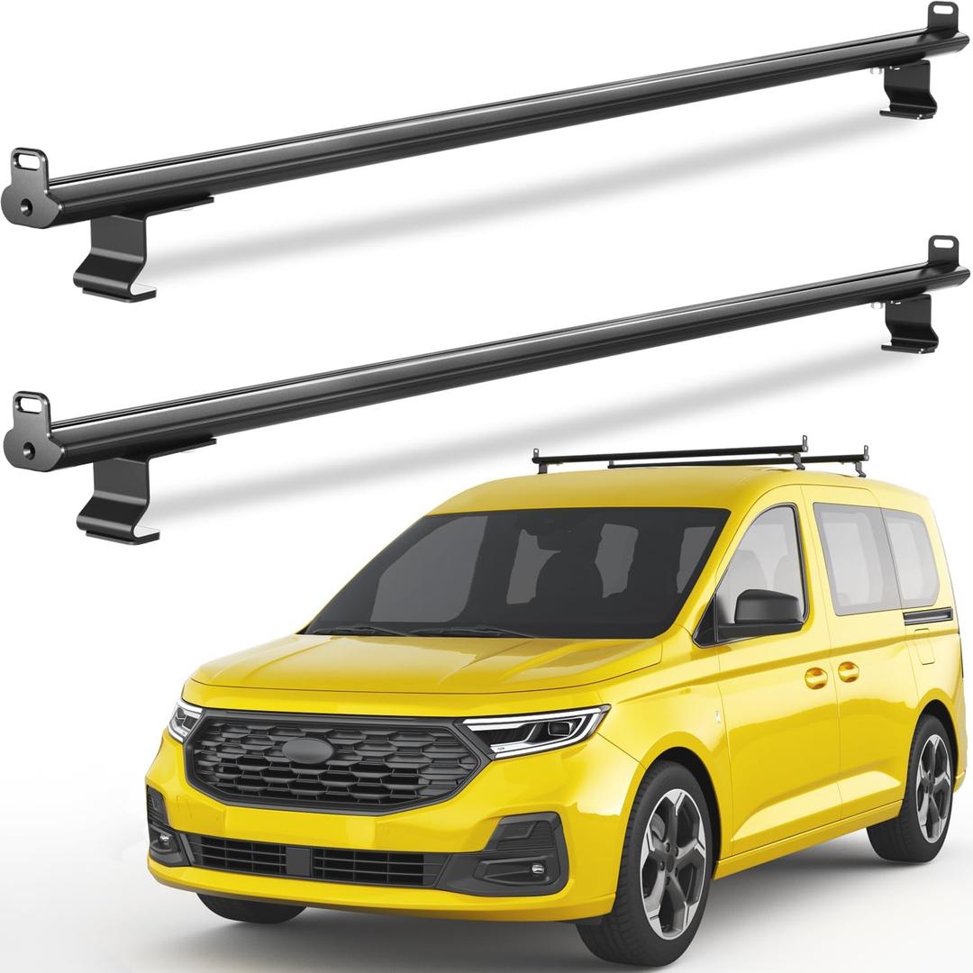 Van Ladder Roof Rack Fits for Ford Transit Connect 2014-2025 (Not for Transit), Ladder Rack for Cargo VanLadder Rack Ideal for Transporting Ladders Luggage Cargo Rack Crossbars Accessories