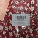PLOKNRD Women's Casual Dress Summer Short Sleeve T-Shirt Dress Crew Neck Basic Dresses 2025 (Red White Flower L)