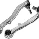 A-Premium 2 x Front Rearward Lower Control Arm, with Ball Joint & Bushing, Compatible with BMW - 2002-2010 - 745i 745Li 750i 750Li 760i 760Li & 645Ci 650i & M6 & Alpina B7