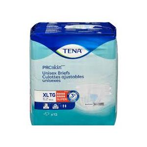 TENA ProSkin Unisex Adult Diapers with Tabs, Maximum Absorbency, X-Large, 48 ct