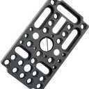 NICEYRIG Camera Cheese Plate Switching Easy Plate Applicable for Railblocks, Dovetails, Short Rods