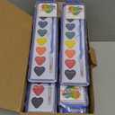 ARTLYMERS 24 Pack Water Color Paint Sets for Kids, 8 Colors Heart Watercolor Paint Set with Paintbrush Washable, Valentines Gifts Art Supplies for Preschool Classroom Party Favor Prizes Exchange