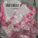 Floerns Women's Tankinis 2 Piece Floral Print Halter Tie Back Crop Top and Bottoms Bikini Set, L