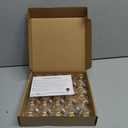 G40 LED Replacement Edison Bulb, Pack of 25 Pieces, Screw Base and Shatterproof Globe Bulb, for E12 Candelabra and C7 LED String Lights.