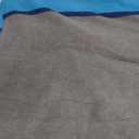 Blanket Soft Throw Blankets All Season Flannel Grey & Blue, Size 5Ft×4.5Ft
