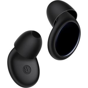 Ear Plugs for Sleeping 45dB Noise Cancelling Ear Plugs for Noise Reduction & Snoring, Concerts, Earplugs for Sleep,Sider Sleepers Airplane, Silicone Earplugs Reusable Concert Ear Plug +8Tip Black