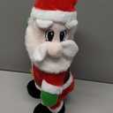 SdeNow Twerking Santa Claus,Booty Shaking Santa Dancing Santa Claus with Music Singing Animated Christmas Santa Toys for Kids- English Song
