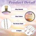 40 Sets Christmas Church Gifts Bulk Bible Verse Necklaces for Mom Women Church Member Employee