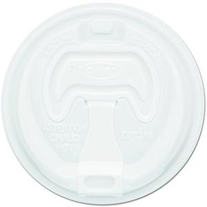 Dart 16RCLPK Optima Reclosable Lid, 12-24oz Foam Cups, White (Pack of 100)