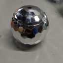 24 Pieces Disco Ball Cups Disco Flash Ball Cocktail Cup with Lid and Straw Bar Party Supplies Wine Cocktail Drinking Syrup Tea Bottle 20 OZ (Sliver)
