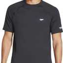 Speedo Men's Uv Swim Shirt Short Sleeve Regular Fit Solid (X-Large)