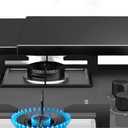 RV Stove Top Cover, Multipurpose Tempered Black Stove Cover for Gas Stove Top,Gas Stove Cover 17.7 inch Countertop Cutting Board Stovetop Cover to Expend Kitchen Space